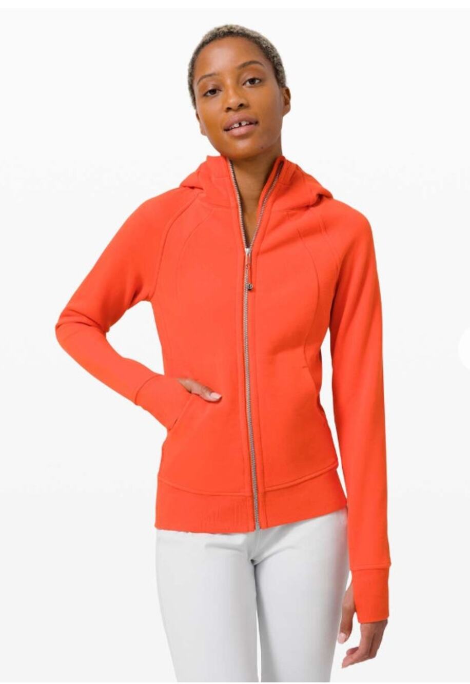 Lululemon Hoodie Womens 2 Scuba Light Cotton Fleece Athletic Cozy Gym Athleisure